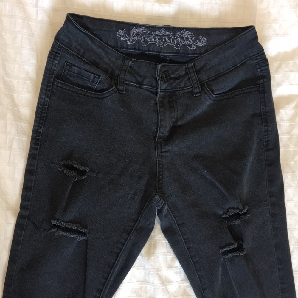 Faded Black Jeans
